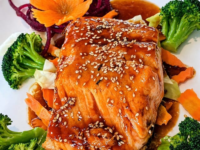 Teriyaki Salmon.